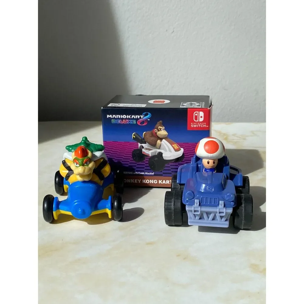 Mario Kart Deluxe 2024 McDonald’s Happy Meal Lot of 3 Cars